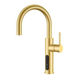 Alia X51 Instant Hot, Cold and Sparkling Filtered Water Tap - Brushed Gold